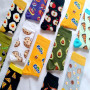 Fashion Cotton Socks for Men and Women Harajuku Cartoon Food Fruit Creative Sock Beautiful Foot Dress