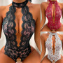 Sexy Open Bodysuit Underwear For Women Lace Perspective Erotic Lingerie Corsets