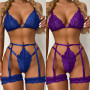 Sexy Erotic Lingerie Bra Set Underwear Women Lace Bandage Set
