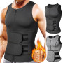 Men Body Shaper Waist Trainer Vest Slimming Shirt Sauna Sweat Compression Undershirt Shapewear Fat Burner Workout Tank Tops