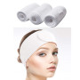 3pcs Make Up Spa Solid Women Headband Sport Protection White Adjustable Wash Face Yoga With Fastener Fashion Hair Accessories