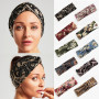 Vintage Elastic Headband for Women Cotton Bohemian Print Hair Bands Turban Bandanas  Accessories