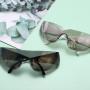 Punk One Piece Luxury Brand Designer Sun Glasses UV400 Unisex Shades Eyewear Fashion