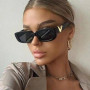 Fashion Cat Eye Sunglasses Luxury V For Ladies Classic Rectangle Driving Eyewear UV400
