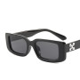 Fashion Small Frame Square Sunglasses Men Women Leopard Retro Anti-UV Travel Eyewear