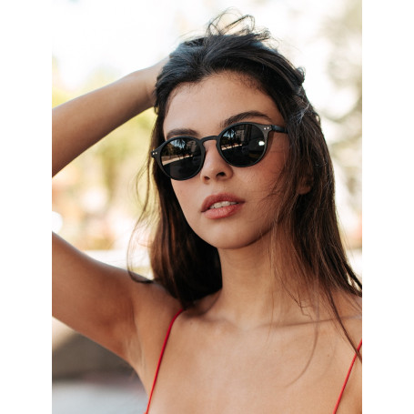 Retro Small Round Polarized Sunglasses Men Women Lightweight Vintage Driving UV400 Eyewear