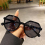 Fashion Style All-match Trend Sunglasses Personalized Round Frame Sunglasses Ins Trend Candy Color Big Frame Sunglasses