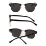 Fashion Semi Rimless Polarized Sunglasses Men Women Brand Designer Half Frame UV400