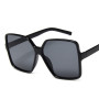 Fashion Oversize Gradient Plastic Brand Designer Female Sun Glasses Uv400