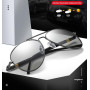 Photochromic Polarized Sunglasses UV400 Pilot Style Color-changing Lens Men Anti-glare Driving Eyeglasses