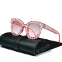 Leon Lion Star Cat eye Sunglasses Retro Brand Designer Eyewear Women/Men Vintage Glasses