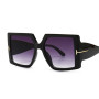 Luxury Square Sunglasses Women Men Retro Brand Designer Plastic Frame Oversized