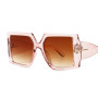 Luxury Square Sunglasses Women Men Retro Brand Designer Plastic Frame Oversized