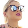 Woman Fashion Vintage Luxury Sun Glasses Classic Retro Cat Eye Outdoor UV400