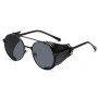 Fashion Steampunk Sunglasses Brand Designer Women Men Vintage Round Sun Glasses Luxury Sunglass UV400 Eyewear