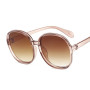 Plastic Classic Vintage Woman Sunglasses Oversized Round Frame Luxury Brand Designer Female Glasses Big Shades