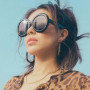 Unisex Big Round Sunglasses Luxury Retro Oversized Shade for Women Men Brand Designer Good Quality UV400