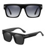Oversized Sunglasses For Women Vintage Flat Top Sun Glasses Luxury Brand Designer Eyewear