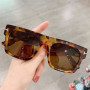 Oversized Sunglasses For Women Vintage Flat Top Sun Glasses Luxury Brand Designer Eyewear