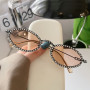 Vintage Full Crystal Anti-blue Light Eyeglasses for Women New Alloy Small Oval Rhinestone Shiny Clear Glasses Frame Sunglasses