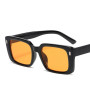 Square Sunglasses Women Luxury Brand Shades Vintage Orange Punk