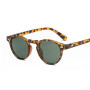 Classic Vintage Sunglasses Woman Male Round Cat Eye Sunglasses Retro Style Leopard Small Frame