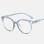 Fashion Ladies Glasses Transparent Computer Game Glasses Retro Comfortable Anti-blue Literary Glasses