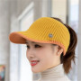 Women Sports Empty Top Caps Female Knitted Warm Baseball Cap Fashion Running Golf Sun Hat