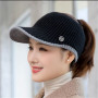 Women Sports Empty Top Caps Female Knitted Warm Baseball Cap Fashion Running Golf Sun Hat