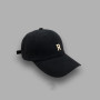 Solid Embroidery Caps Adjustable Simple Style Unisex Baseball Hats