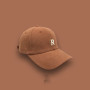 Solid Embroidery Caps Adjustable Simple Style Unisex Baseball Hats