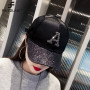 Women's Cap Rhinestone Sequin Letter Snapback Hip Hop Caps Adjustable