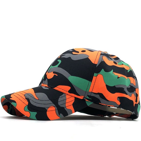 Camo Baseball Cap Men Women Tactical Camouflage Snapback Fishing Breathable Hat High Quality Windproof Sun Cap