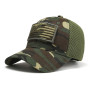 Men Camouflage Army Embroidery Cotton Tactical Snapback  Sports America Trucker Cap