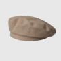 Cotton Women  Berets Hats Vintage French Plaid Top Military Cap Painter Street Girls Octagonal Beret Caps
