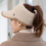 Women Sports Empty Top  Knitted Cap Fashion Running Golf Sun Hat
