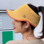 Knitted Wool Empty Top Cap Women Outdoor Warm Hollow Baseball Hat Ponytail Hats Blank Peaked Caps