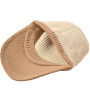 Knitted Wool Empty Top Cap Women Outdoor Warm Hollow Baseball Hat Ponytail Hats Blank Peaked Caps