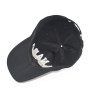 Letter Embroidery Leisure Fashion Washed Denim Fitted Cap