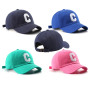 Cotton Soft Top Hats Embroidery Letter C Casual Snapback Cap Unisex