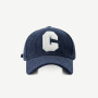 Fashion Corduroy Ladies Letter C Snapback Hat Women Adjustable Casual Caps