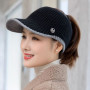Women Empty Tops Cap Elastic Sports Running Sunscreen Breathable Ponytail Hats