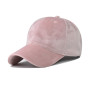 Chenille Snapback Solid Color Cap Women Good Quality Fashion Sun Hat