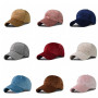 Chenille Snapback Solid Color Cap Women Good Quality Fashion Sun Hat