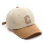Cotton Letter C Cap Casual Unisex Snapback Hat Fashion Soft Adjustable