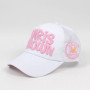 Stylish Yellow Pink Trucker Hat Mesh Baseball Cap For Men Women Streetwear