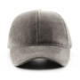 Men's And Women's Solid Color Plush Baseball Cap Warm Brand High-end Outdoor Simple