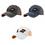 Unisex Embroidered Denim Cap Fashion Eyes Embroidered Cotton Hat
