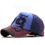 Unisex Vintage Washed Denim Cap Snapback Hat Streetwear Trucker Caps