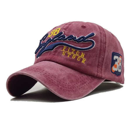 Wine Red Yellow Cap For Men Women Snapback Hip Hop Trucker Hat